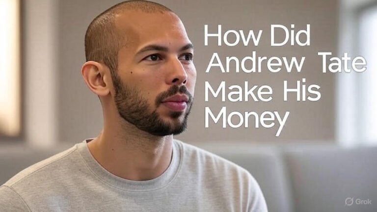 how did andrew tate make his money