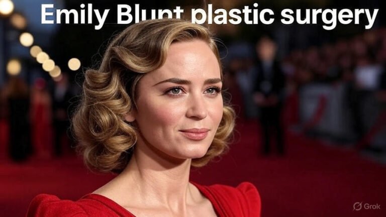 emily blunt plastic surgery