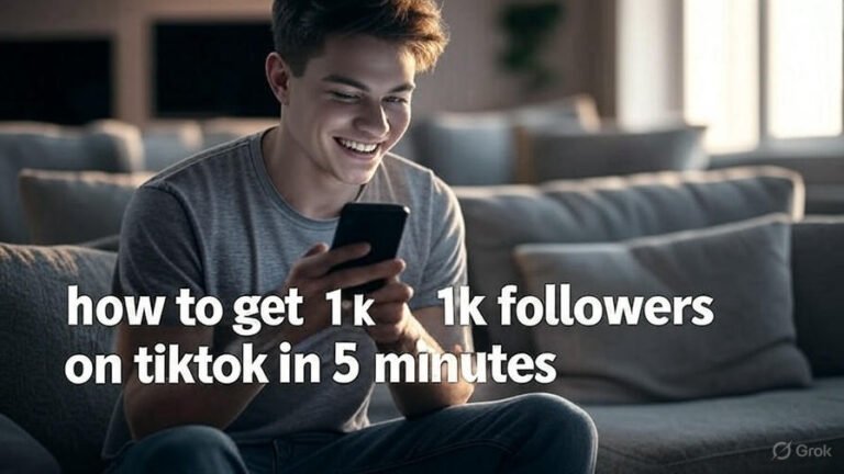 how to get 1k followers on tiktok in 5 minutes